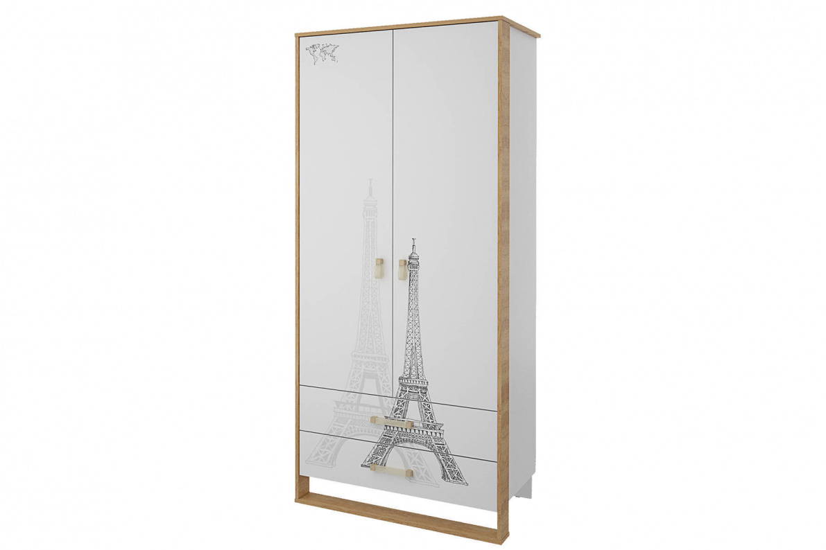 Сити СТЛ.336.09 Шкаф 2 дв. с 2-мя ящиками