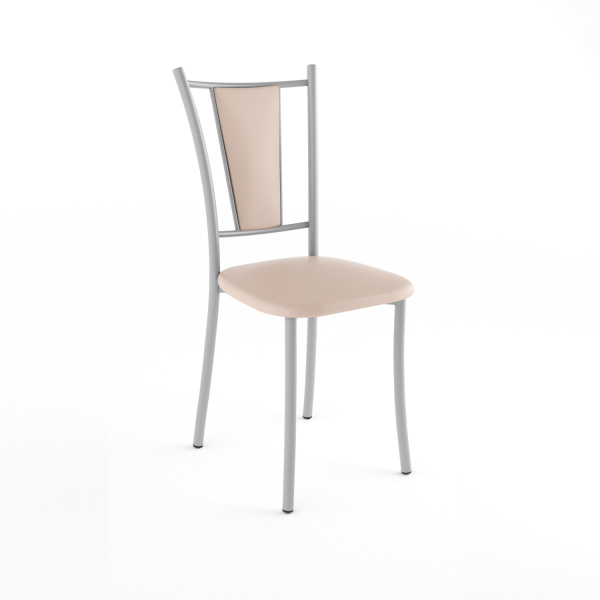 Стул Марсель Стандарт (металл, к/з бежевый 120)