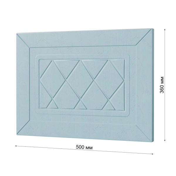 Фасад РОМБ голубой h = 360 * 500