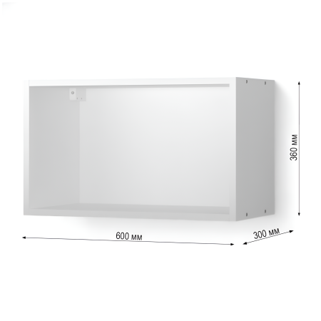 НОВА  Корпус шкафа над вытяжкой 600  h -360 / Белый