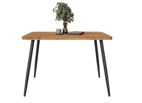 Стол Корсика CRAFT 32,1200(+380)*800,Бабочка, (ЛДСП Туя) В1, металл черный