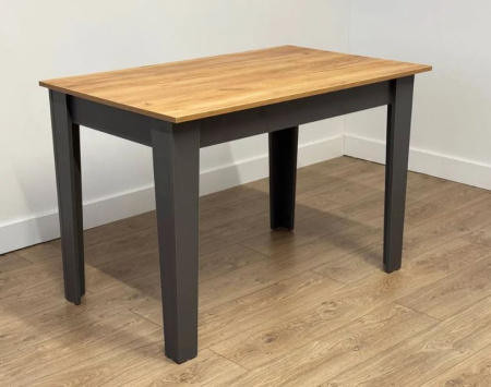 Стол обеденный раздвижной Цезарь (дуб крафт золотой/графит)