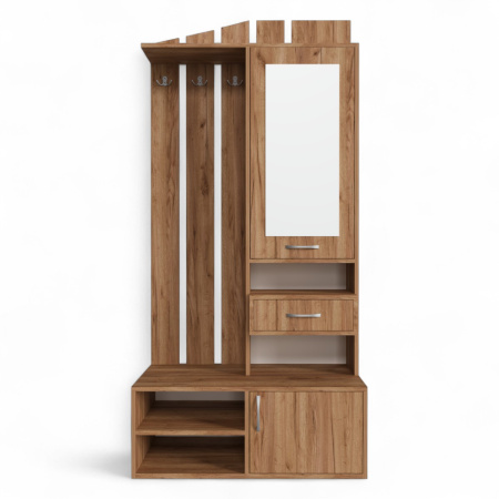 Прихожая с зеркалом Рейн-1 Дуб Крафт Табачный
