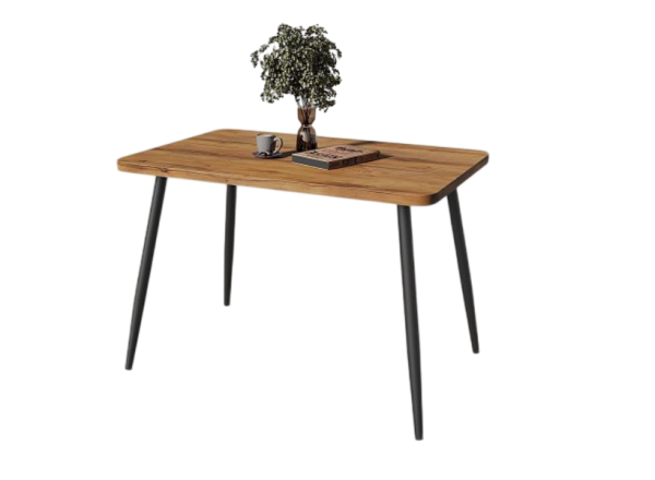 Стол Корсика CRAFT 32,1200(+380)*800,Бабочка, (ЛДСП Туя) В1, металл черный