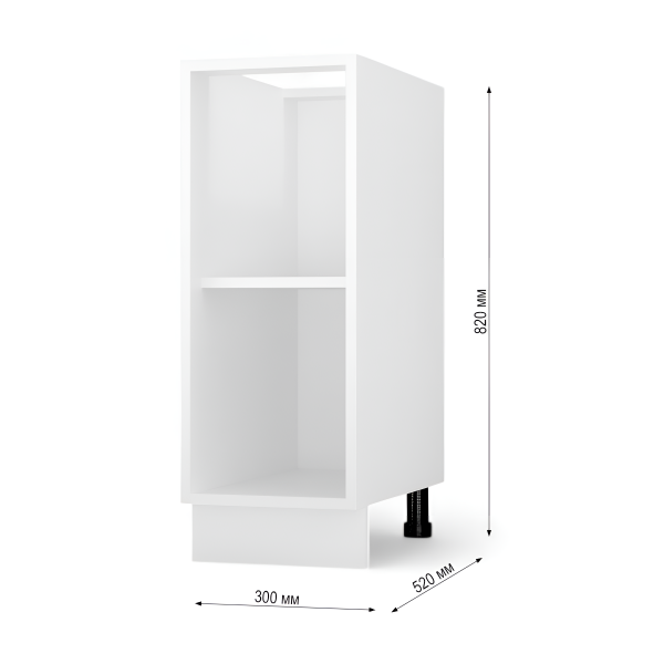 НОВА  Корпус стола 1-но дверного 300 / Белый