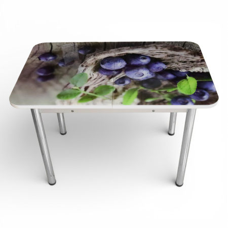 Стол обеденный Фаворит 110(+40)  Черника