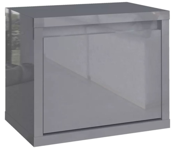 Тумба для обуви Норден Серый глянец