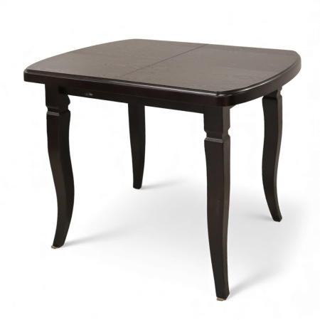 Стол СКР 100+30*80*75 полуовал/темный орех/опора №5