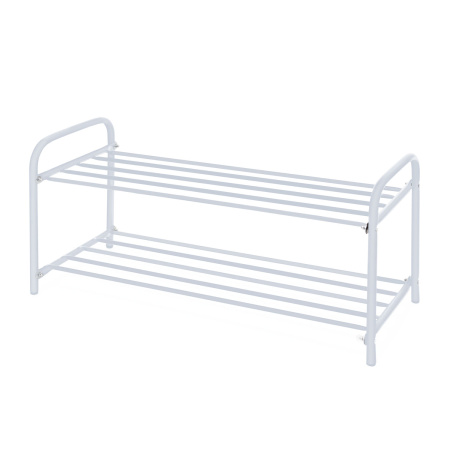 Этажерка для обуви «Комфорт» 2 полки (арт. ЭТК2/МС)/мат.серый 