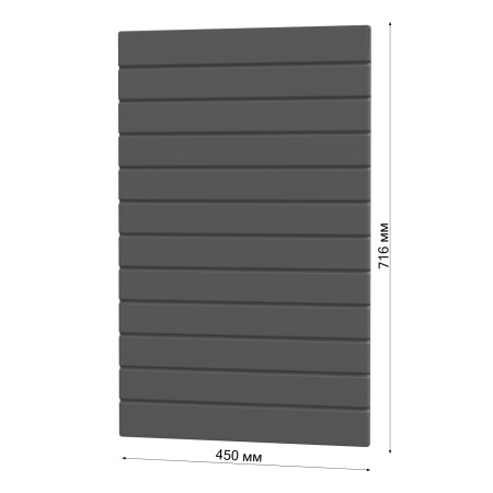 Фасад Софт Тач ГРАФИТ 450 для посудомоечной машины