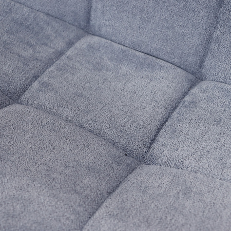 Стул JZC-114P металл черный, ткань 2130-8 Голубой