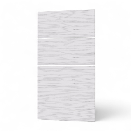 Фасад БЕЛЫЙ СТРАЙП 3 ящика 400