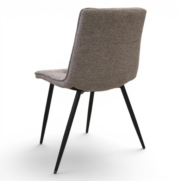 Стул DCM 0509 CFR металл черный, ткань Grego 34/коричневый