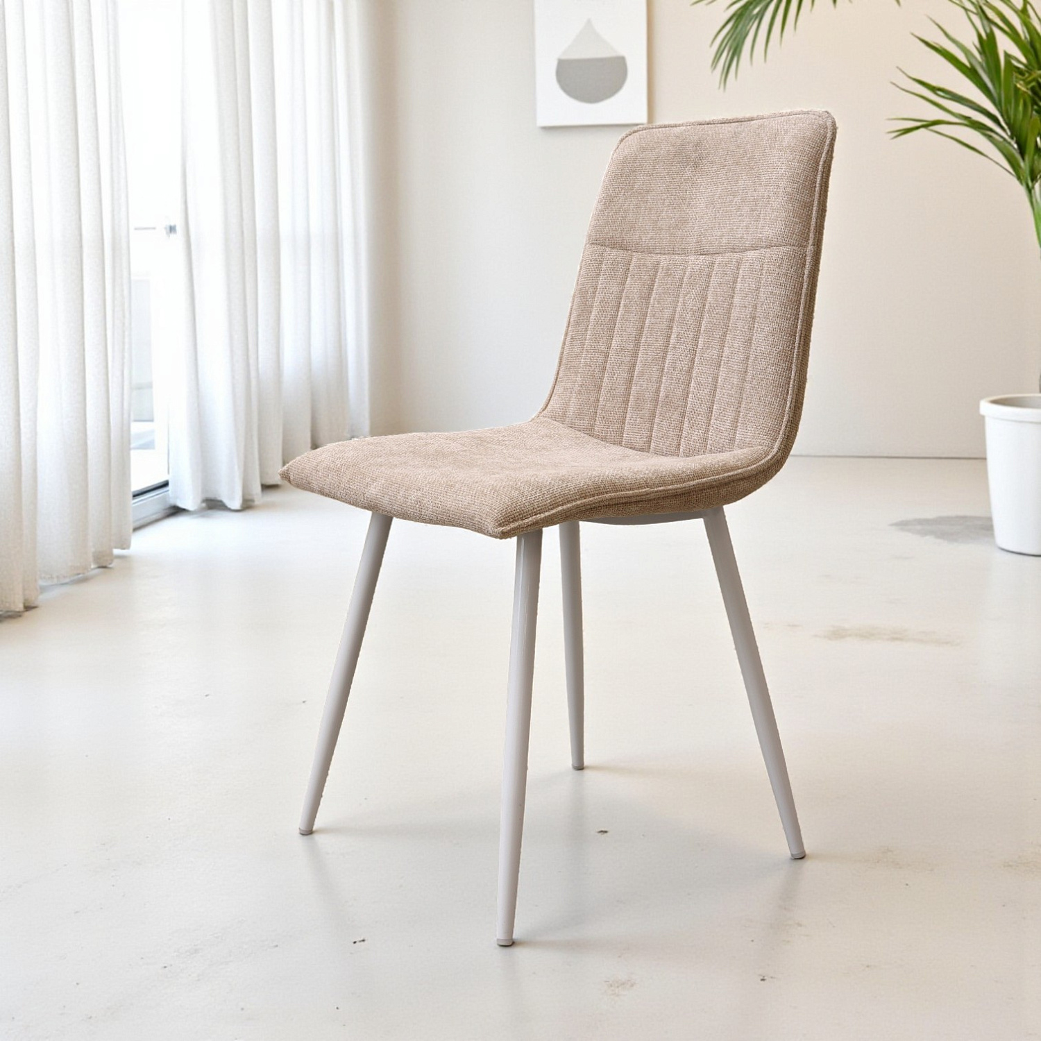 Стул DC-9001 металл белый, UF885.