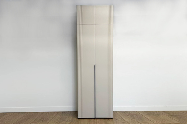 Катрин Шкаф 2дв. комбиниров. 104.01/Кашемир/фрапучино матовый