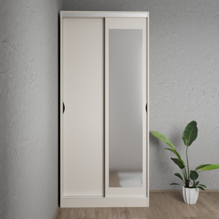 Шкаф-купе Клэр с зеркалом 1000х600х2200 Кашемир