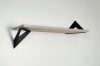 Полка навесная Рич кашемир/черный