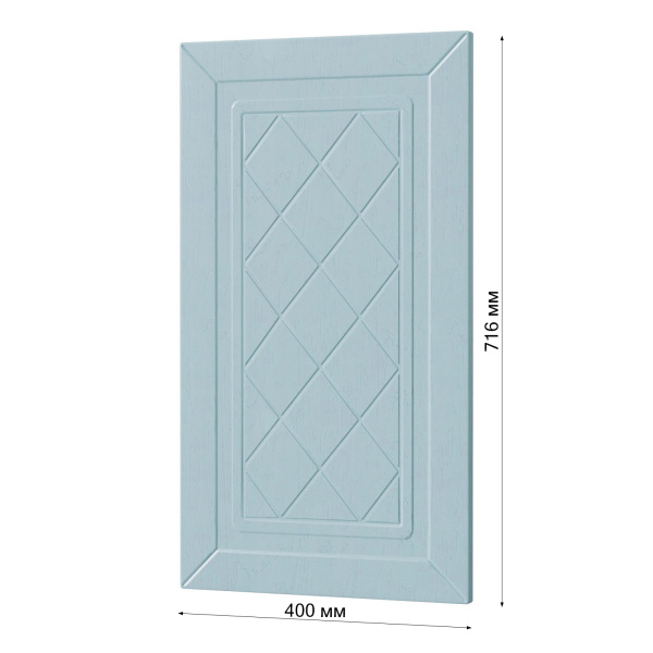 Фасад РОМБ голубой 400