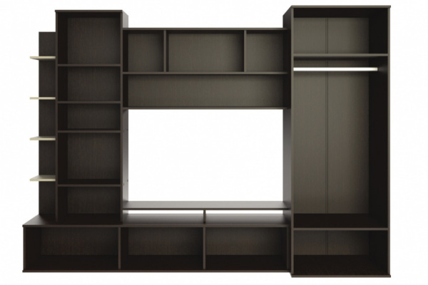 Стенка для гостиной Денвер Дуб феррара/Дуб кремона